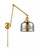 Bell - 1 Light - 8 inch - Satin Gold -Adjustable Swing Arm (3442|238-SG-G78)