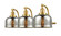 Bell - 3 Light - 28 inch - Satin Gold - Adjustable Bath Vanity Light (3442|515-3W-SG-G78)