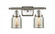 Bell - 2 Light - 16 inch - Brushed Satin Nickel - Bath Vanity Light (3442|916-2W-SN-G58)