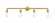 Bare Bulb - 4 Light - 42 inch - Satin Gold - Adjustable Bath Vanity Light (3442|215-SG-LED)