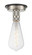 Aurora - 1 Light - 4 inch - Black Satin Nickel - Flush Mount (3442|431-1F-BSN-BB-95-LED)