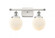 Beacon - 2 Light - 16 inch - White Polished Chrome - Bath Vanity Light (3442|916-2W-WPC-G201-6)