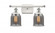 Bell - 2 Light - 16 inch - White Polished Chrome - Bath Vanity Light (3442|916-2W-WPC-G53)