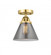 Cone - 1 Light - 8 inch - Satin Gold - Semi-Flush Mount (3442|288-1C-SG-G43)