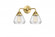 Fulton - 2 Light - 15 inch - Satin Gold - Bath Vanity Light (3442|288-2W-SG-G172)