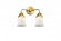 Canton - 2 Light - 13 inch - Satin Gold - Bath Vanity Light (3442|288-2W-SG-G181S)