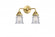 Canton - 2 Light - 13 inch - Satin Gold - Bath Vanity Light (3442|288-2W-SG-G184S)
