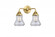 Bellmont - 2 Light - 14 inch - Satin Gold - Bath Vanity Light (3442|288-2W-SG-G192-LED)
