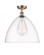 Bristol - 1 Light - 16 inch - Antique Copper - Semi-Flush Mount (3442|516-1C-AC-GBD-162-LED)