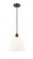 Bristol - 1 Light - 9 inch - Matte Black - Cord hung - Mini Pendant (3442|516-1P-BK-GBD-91-LED)