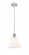 Bristol - 1 Light - 8 inch - White Polished Chrome - Cord hung - Mini Pendant (3442|516-1P-WPC-GBD-751)