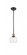 Athens - 1 Light - 6 inch - Black Antique Brass - Mini Pendant (3442|516-1S-BAB-G122-6)