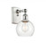 Athens - 1 Light - 6 inch - White Polished Chrome - Sconce (3442|516-1W-WPC-G122-6-LED)