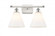 Berkshire - 2 Light - 18 inch - White Polished Chrome - Bath Vanity Light (3442|516-2W-WPC-GBC-81)