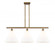 Berkshire - 3 Light - 39 inch - Brushed Brass - Stem hung - Island Light (3442|516-3I-BB-GBC-121)