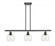 Athens - 3 Light - 36 inch - Oil Rubbed Bronze - Cord hung - Island Light (3442|516-3I-OB-G122-6-LED)