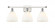 Bristol - 3 Light - 28 inch - White Polished Chrome - Bath Vanity Light (3442|516-3W-WPC-GBD-751)