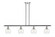 Athens - 4 Light - 48 inch - Polished Chrome - Stem hung - Island Light (3442|516-4I-PC-G122-6-LED)