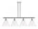 Berkshire - 4 Light - 50 inch - Polished Chrome - Stem hung - Island Light (3442|516-4I-PC-GBC-122-LED)