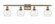 Athens - 4 Light - 36 inch - Antique Brass - Bath Vanity Light (3442|516-4W-AB-G122-6-LED)