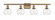 Athens - 4 Light - 36 inch - Brushed Brass - Bath Vanity Light (3442|516-4W-BB-G122-6)