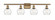 Athens - 4 Light - 36 inch - Brushed Brass - Bath Vanity Light (3442|516-4W-BB-G124-6-LED)