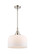 Bell - 1 Light - 12 inch - Polished Nickel - Mini Pendant (3442|447-1S-PN-G71-L)