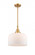 Bell - 1 Light - 12 inch - Satin Gold - Mini Pendant (3442|447-1S-SG-G71-L)