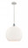Athens - 1 Light - 14 inch - White Polished Chrome - Cord hung - Pendant (3442|516-1P-WPC-G121-14-LED)