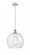 Athens - 1 Light - 12 inch - White Polished Chrome - Cord hung - Mini Pendant (3442|516-1P-WPC-G122-12-LED)