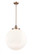 Beacon - 1 Light - 18 inch - Antique Copper - Stem Hung - Pendant (3442|201S-AC-G201-18)
