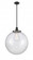 Beacon - 1 Light - 18 inch - Matte Black - Stem Hung - Pendant (3442|201S-BK-G204-18)