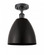 Bristol - 1 Light - 9 inch - Matte Black - Semi-Flush Mount (3442|516-1C-BK-MBD-9-BK)