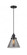 Cone - 1 Light - 8 inch - Matte Black - Cord hung - Mini Pendant (3442|201CSW-BK-G43)