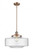 Bridgeton - 1 Light - 16 inch - Antique Copper - Stem Hung - Mini Pendant (3442|201S-AC-G694-16)