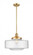 Bridgeton - 1 Light - 12 inch - Satin Gold - Stem Hung - Mini Pendant (3442|201S-SG-G694-16)