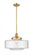 Bridgeton - 1 Light - 12 inch - Satin Gold - Stem Hung - Mini Pendant (3442|201S-SG-G694-16-LED)