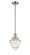 Bullet - 1 Light - 7 inch - Brushed Satin Nickel - Stem Hung - Mini Pendant (3442|201S-SN-G664-7)