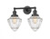 Bullet - 2 Light - 18 inch - Oil Rubbed Bronze - Adjustable Bath Vanity Light (3442|208-OB-G664-7-LED)