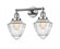 Bullet - 2 Light - 18 inch - Polished Chrome - Adjustable Bath Vanity Light (3442|208-PC-G664-7-LED)