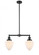 Bullet - 2 Light - 24 inch - Oil Rubbed Bronze - Stem Hung - Adjustable Island Light (3442|209-OB-G661-7)