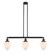 Bullet - 3 Light - 38 inch - Matte Black - Stem Hung - Adjustable Island Light (3442|213-BK-G661-7)