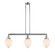 Bullet - 3 Light - 38 inch - Polished Chrome - Stem Hung - Adjustable Island Light (3442|213-PC-G661-7)