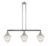 Bullet - 3 Light - 38 inch - Polished Chrome - Stem Hung - Adjustable Island Light (3442|213-PC-G664-7-LED)