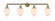 Bullet - 4 Light - 46 inch - Antique Brass - Adjustable Bath Vanity Light (3442|215-AB-G661-7)