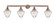 Bullet - 4 Light - 46 inch - Antique Copper - Adjustable Bath Vanity Light (3442|215-AC-G664-7-LED)