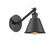 Smithfield - 1 Light - 7 inch - Matte Black - Adjustable Sconce (3442|317-1W-BK-M8-LED)