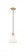 Bristol - 1 Light - 8 inch - Satin Gold - Cord hung - Mini Pendant (3442|516-1P-SG-GBD-751-LED)
