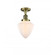 Bullet - 1 Light - 7 inch - Antique Brass - Semi-Flush Mount (3442|517-1CH-AB-G661-7)