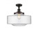 Bridgeton - 1 Light - 16 inch - Oil Rubbed Bronze - Semi-Flush Mount (3442|517-1CH-OB-G694-16-LED)